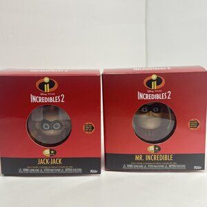 Disney Incredibles 2 Funko 5 Star Action Figure lot of 2 New